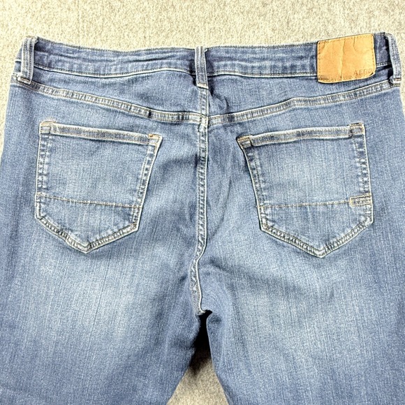 Aeropostale Womens Slim Fit Distressed Ripped Jeans 36x29 Distressed Stretch - Picture 10 of 10